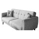 Atelier del Sofa 3-Seat Sofa-Bed Aria - Grey Grey
