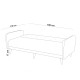 Atelier del Sofa 3-Seat Sofa-Bed Aria - Grey Grey