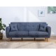 Atelier del Sofa 3-Seat Sofa-Bed Aria - Dark Blue Dark Blue