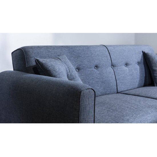 Atelier del Sofa 3-Seat Sofa-Bed Aria - Dark Blue Dark Blue