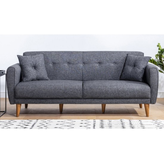 Atelier del Sofa 3-Seat Sofa-Bed Aria - Dark Grey Dark Grey