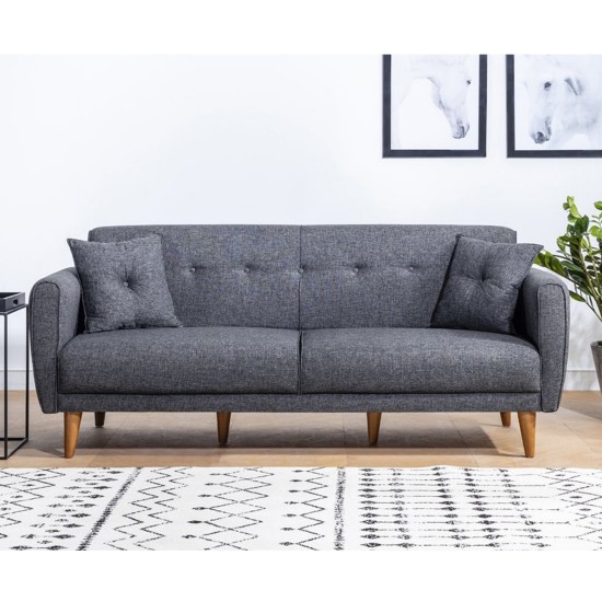 Atelier del Sofa 3-Seat Sofa-Bed Aria - Dark Grey Dark Grey
