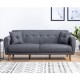 Atelier del Sofa 3-Seat Sofa-Bed Aria - Dark Grey Dark Grey