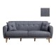 Atelier del Sofa 3-Seat Sofa-Bed Aria - Dark Grey Dark Grey