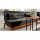 3-Seat Sofa-Bed Fuoco - Anthracite Anthracite Atelier del Sofa 3-Seat Sofa-Bed Fuoco - Anthracite Anthracite