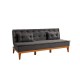 3-Seat Sofa-Bed Fuoco - Anthracite Anthracite Atelier del Sofa 3-Seat Sofa-Bed Fuoco - Anthracite Anthracite