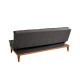 3-Seat Sofa-Bed Fuoco - Anthracite Anthracite Atelier del Sofa 3-Seat Sofa-Bed Fuoco - Anthracite Anthracite