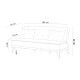 3-Seat Sofa-Bed Fuoco - Anthracite Anthracite Atelier del Sofa 3-Seat Sofa-Bed Fuoco - Anthracite Anthracite