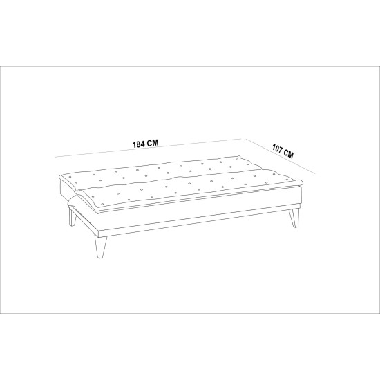 3-Seat Sofa-Bed Fuoco - Anthracite Anthracite Atelier del Sofa 3-Seat Sofa-Bed Fuoco - Anthracite Anthracite