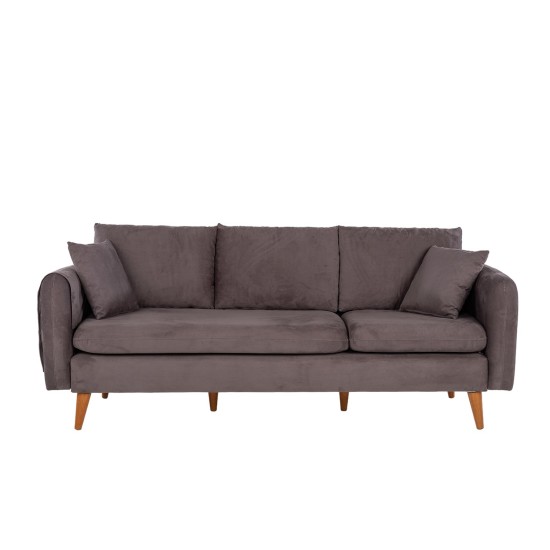 3-Seat Sofa Sofia - Anthracite Anthracite 3-Seat Sofa Sofia - Anthracite Anthracite