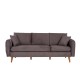 3-Seat Sofa Sofia - Anthracite Anthracite 3-Seat Sofa Sofia - Anthracite Anthracite