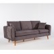3-Seat Sofa Sofia - Anthracite Anthracite 3-Seat Sofa Sofia - Anthracite Anthracite