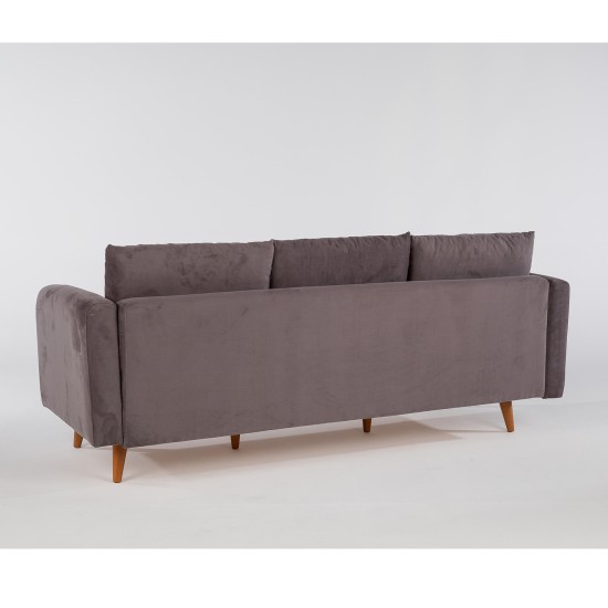 3-Seat Sofa Sofia - Anthracite Anthracite 3-Seat Sofa Sofia - Anthracite Anthracite