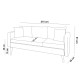 Atelier del Sofa 3-Seat Sofa Sofia - Sea Green Sea Green