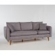 3-Seat Sofa Sofia - Grey Grey