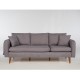 3-Seat Sofa Sofia - Grey Grey
