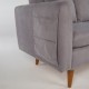 3-Seat Sofa Sofia - Grey Grey