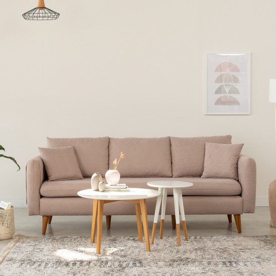 3-Seat Sofa Sofia - Rock Rock Atelier del Sofa 3-Seat Sofa Sofia - Rock Rock