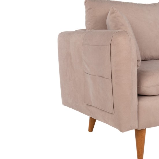 3-Seat Sofa Sofia - Rock Rock Atelier del Sofa 3-Seat Sofa Sofia - Rock Rock