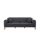 3-Seat Sofa-Bed Liones - Anthracite Anthracite Atelier del Sofa 3-Seat Sofa-Bed Liones - Anthracite Anthracite