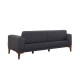3-Seat Sofa-Bed Liones - Anthracite Anthracite Atelier del Sofa 3-Seat Sofa-Bed Liones - Anthracite Anthracite