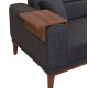 3-Seat Sofa-Bed Liones - Anthracite Anthracite Atelier del Sofa 3-Seat Sofa-Bed Liones - Anthracite Anthracite