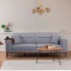Atelier del Sofa 3-Seat Sofa-Bed Liones 3 - Grey Grey