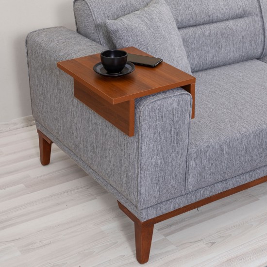 Atelier del Sofa 3-Seat Sofa-Bed Liones 3 - Grey Grey