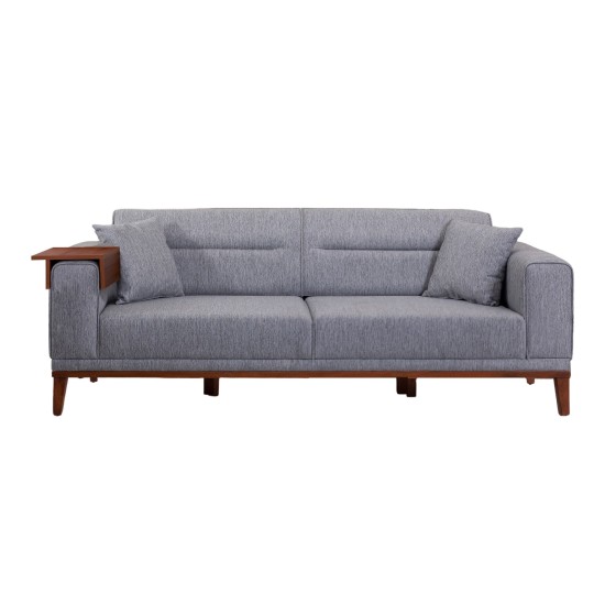 Atelier del Sofa 3-Seat Sofa-Bed Liones 3 - Grey Grey