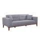 Atelier del Sofa 3-Seat Sofa-Bed Liones 3 - Grey Grey