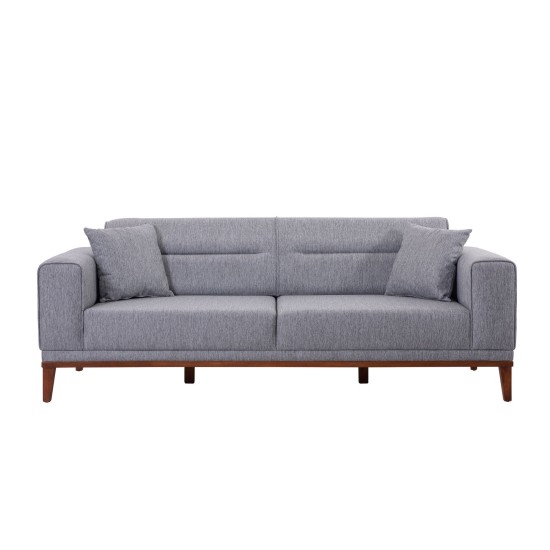 Atelier del Sofa 3-Seat Sofa-Bed Liones 3 - Grey Grey