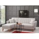 Corner Sofa-Bed Aqua Corner Left - Cream Cream Atelier del Sofa Corner Sofa-Bed Aqua Corner Left - Cream Cream