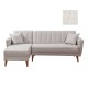 Corner Sofa-Bed Aqua Corner Left - Cream Cream Atelier del Sofa Corner Sofa-Bed Aqua Corner Left - Cream Cream