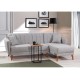 Corner Sofa-Bed Aqua Corner Right - Grey Grey Atelier del Sofa Corner Sofa-Bed Aqua Corner Right - Grey Grey