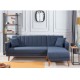 Corner Sofa-Bed Aqua Corner Right - Dark Blue Dark Blue Atelier del Sofa Corner Sofa-Bed Aqua Corner Right - Dark Blue Dark Blue