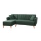 Corner Sofa-Bed Aqua Corner Left - Dark Green Dark Green Atelier del Sofa Corner Sofa-Bed Aqua Corner Left - Dark Green Dark Green
