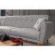 Corner Sofa-Bed Aria Corner - Grey Grey Corner Sofa-Bed Aria Corner - Grey Grey