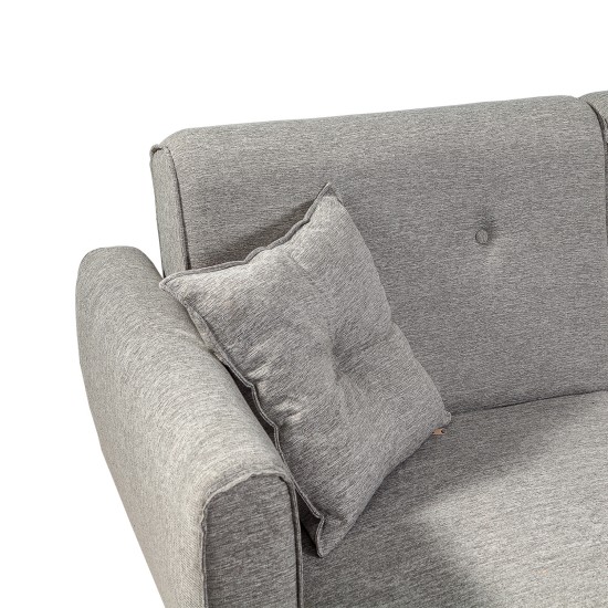 Corner Sofa-Bed Aria Corner - Grey Grey Corner Sofa-Bed Aria Corner - Grey Grey