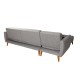 Corner Sofa-Bed Aria Corner - Grey Grey Corner Sofa-Bed Aria Corner - Grey Grey