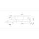 Corner Sofa-Bed Aria Corner - Cream Cream Atelier del Sofa Corner Sofa-Bed Aria Corner - Cream Cream