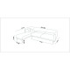 Corner Sofa-Bed Aria Corner - Cream Cream Atelier del Sofa Corner Sofa-Bed Aria Corner - Cream Cream