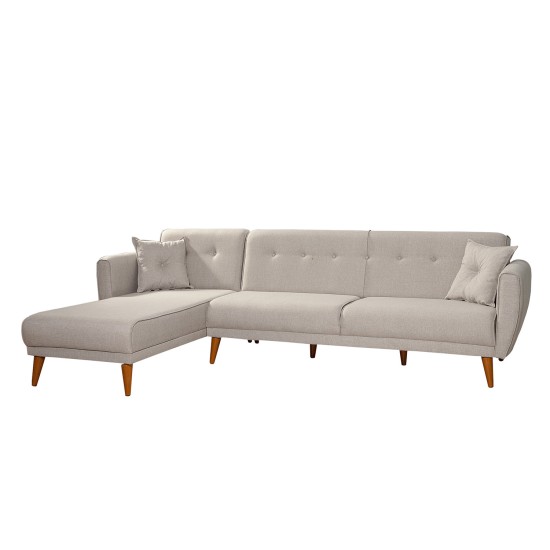 Corner Sofa-Bed Aria Corner - Cream Cream Atelier del Sofa Corner Sofa-Bed Aria Corner - Cream Cream