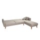 Corner Sofa-Bed Aria Corner - Cream Cream Atelier del Sofa Corner Sofa-Bed Aria Corner - Cream Cream
