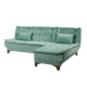 Corner Sofa-Bed Kelebek Corner Right - Sea Green Sea Green Atelier del Sofa Corner Sofa-Bed Kelebek Corner Right - Sea Green Sea Green