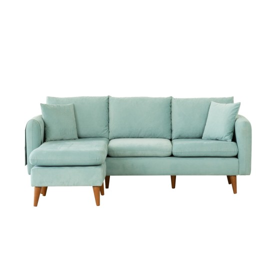Corner Sofa Sofia Corner Left - Sea Green Sea Green Corner Sofa Sofia Corner Left - Sea Green Sea Green