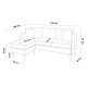 Corner Sofa Sofia Corner Left - Sea Green Sea Green Corner Sofa Sofia Corner Left - Sea Green Sea Green