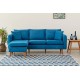 Atelier del Sofa Corner Sofa Sofia Corner Left - Dark Blue Dark Blue