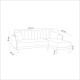 Corner Sofa-Bed Aqua Corner Right - Cream Cream Atelier del Sofa Corner Sofa-Bed Aqua Corner Right - Cream Cream