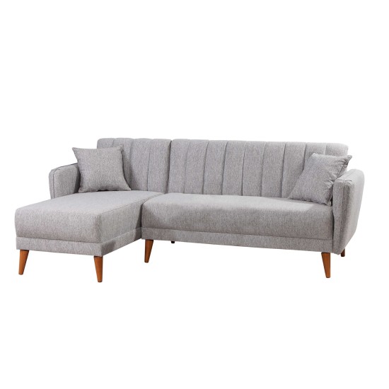 Atelier del Sofa Corner Sofa-Bed Aqua Corner Left - Grey Grey
