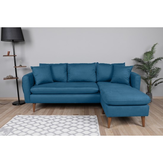 Atelier del Sofa Corner Sofa Sofia Corner Right - Dark Blue Dark Blue